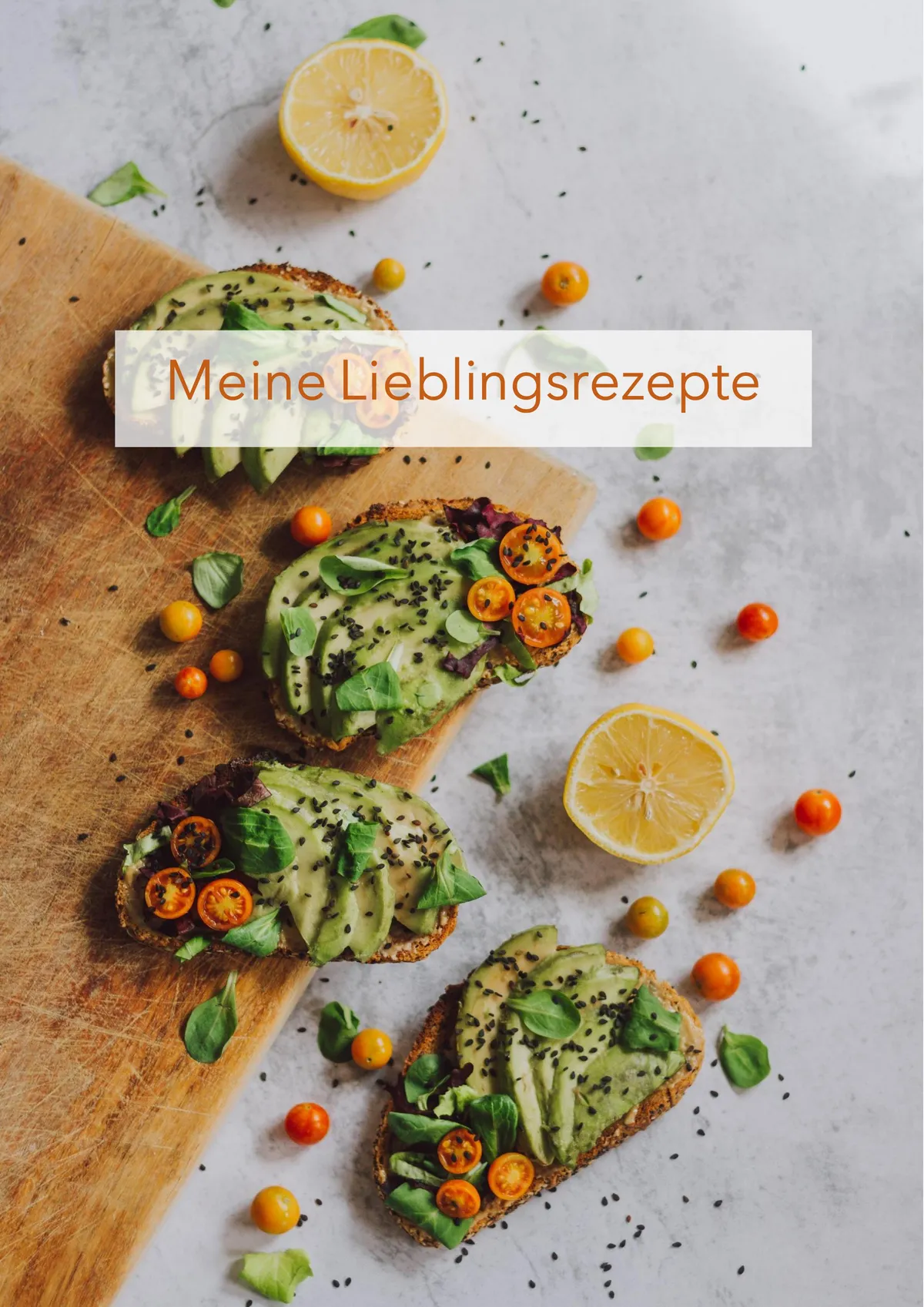 Kochbuch-Template 1 auswählen