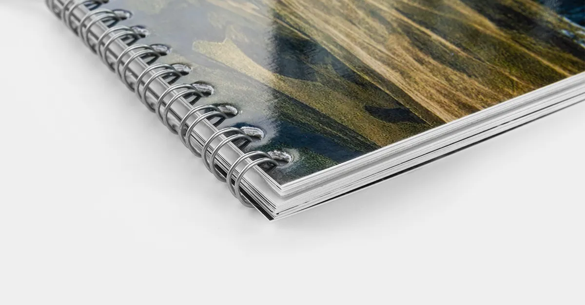 Fotokalender mit Hochglanz Papier und einer Ringhalterung
