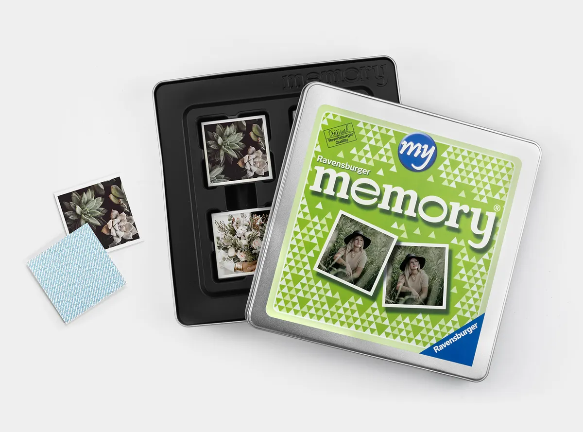 Foto Memory als Hochzeitsgeschenk online personalisieren
